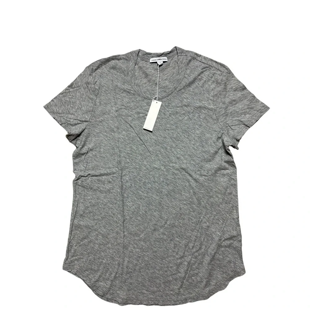 James Perse Standard Gray T Shirt Size 3 (L) Short Sleeve 100% Cotton Minimalist - Picture 1 of 6